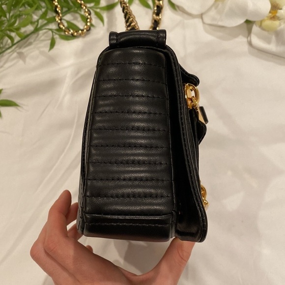 Moschino Small Black Nappa Biker Jacket Flap Bag - Picture 5 of 17